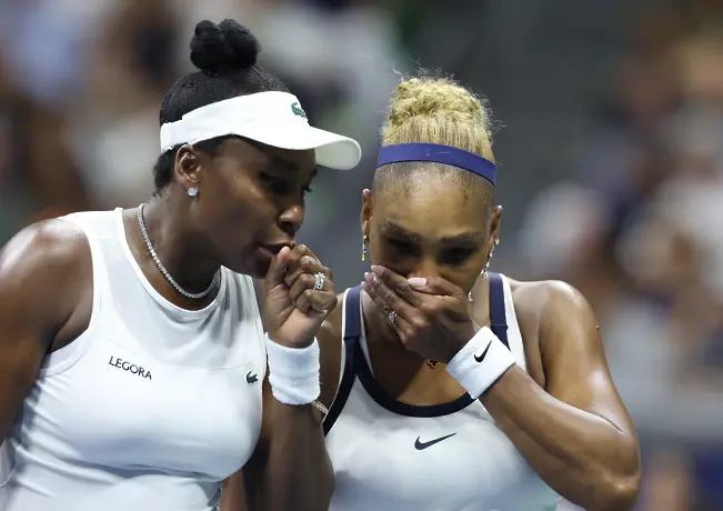 Сестри Уилямс отпаднаха в епичен мач на двойки на US Open