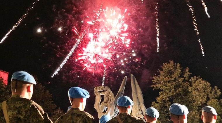 Тържествена заря-проверка по повод 141 години от Съединението (СНИМКИ/ВИДЕО)